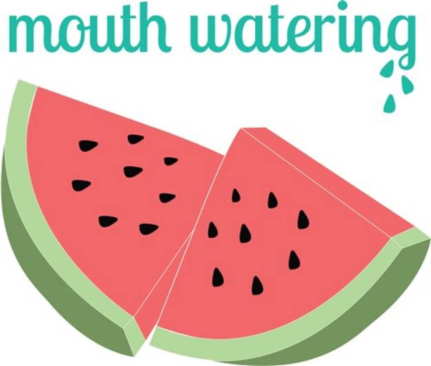 Picture of Mouth Watering SVG File