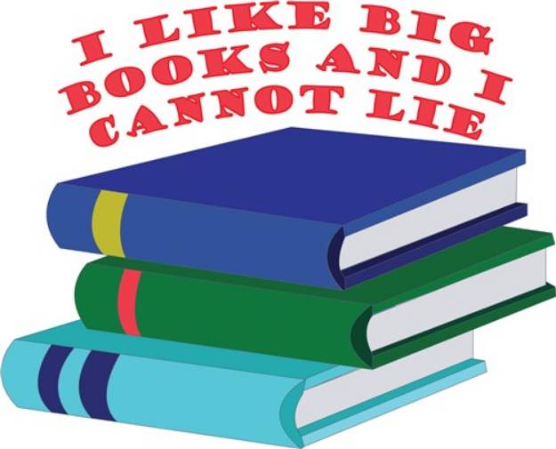 Picture of Like Big Books SVG File