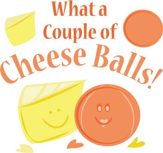 Picture of Cheese Balls SVG File