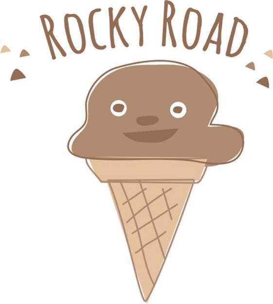 Picture of Rocky Road SVG File