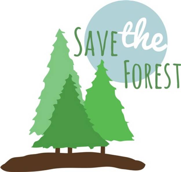 Picture of Save The Forest SVG File