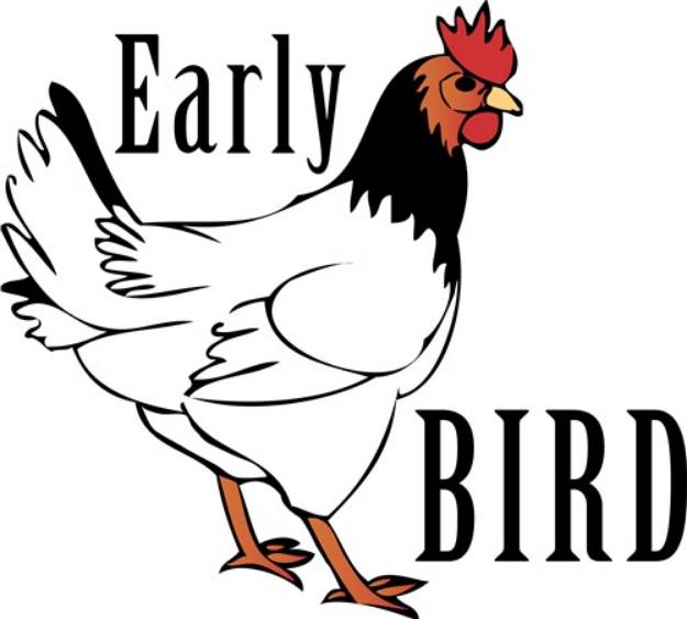 Picture of Early Bird SVG File