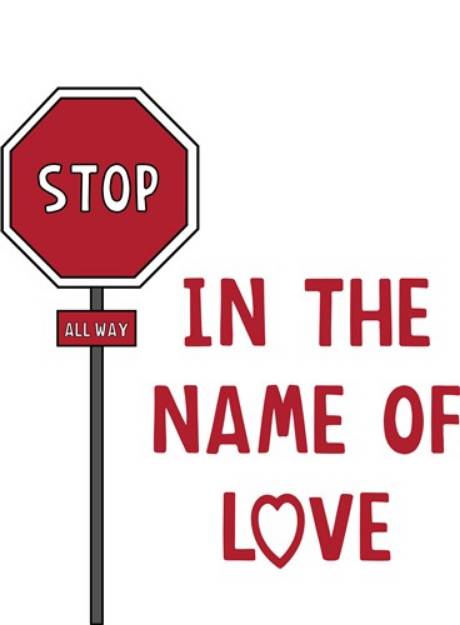 Picture of Name Of Love SVG File