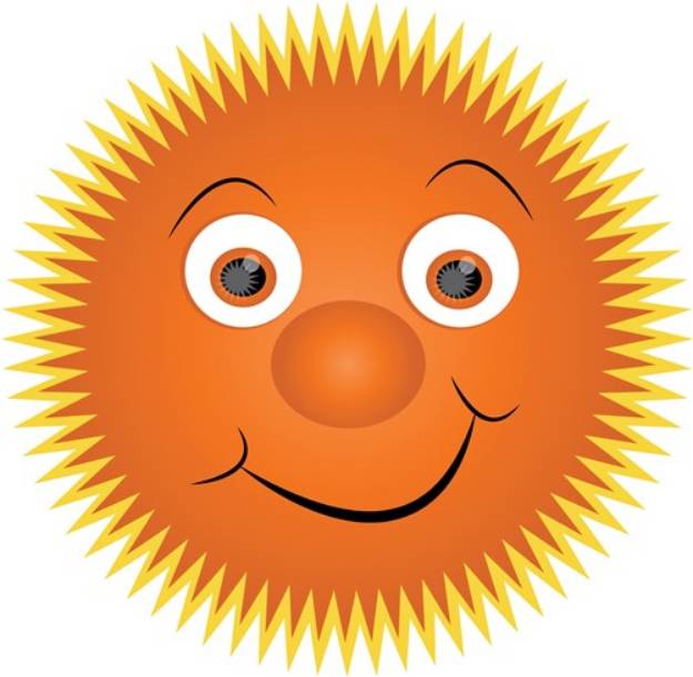 Picture of Happy Sun SVG File