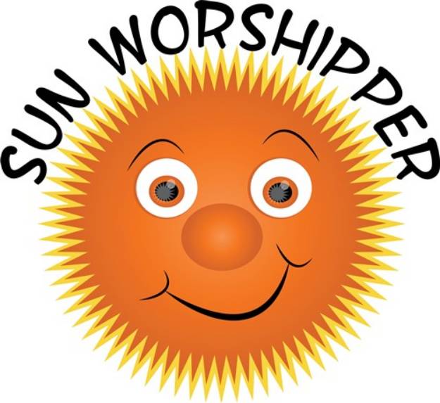 Picture of Sun Worshipper SVG File