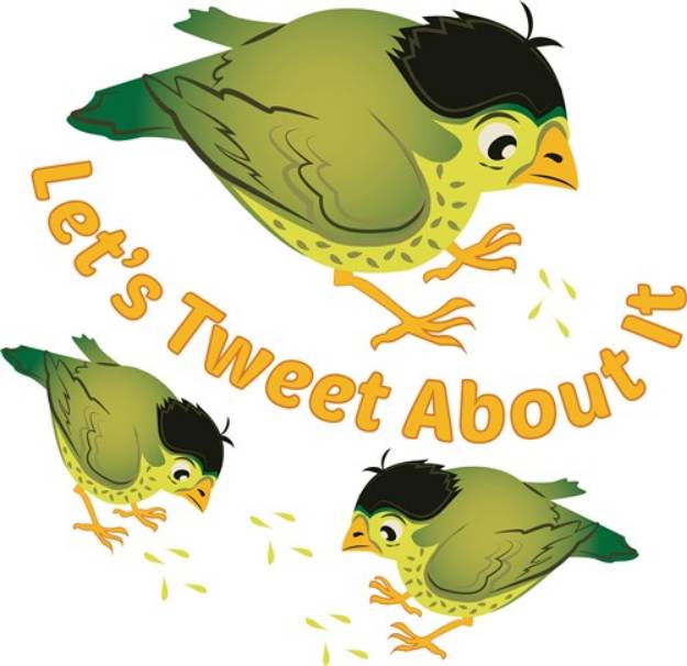 Picture of Tweet About It SVG File