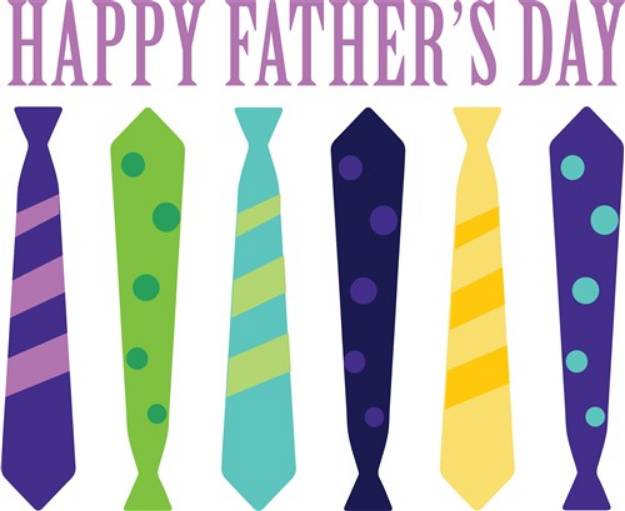 Picture of Happy Fathers Day SVG File