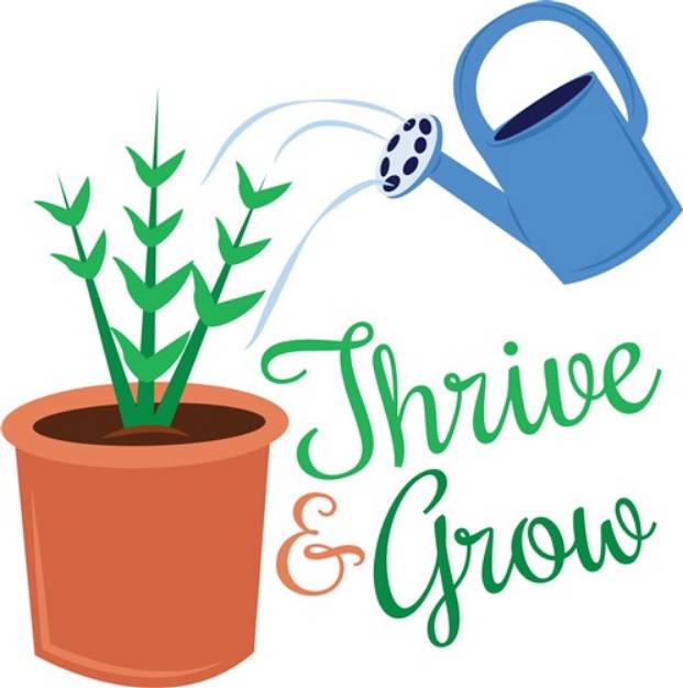 Picture of Thrive & Grow SVG File