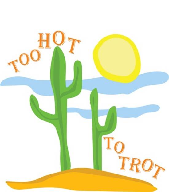 Picture of Hot To Trot SVG File