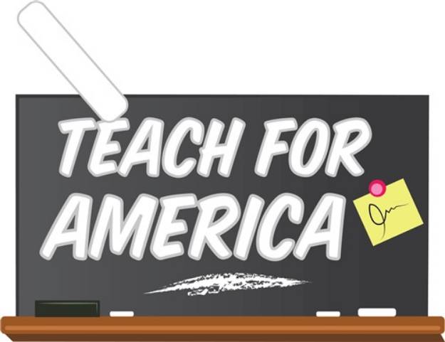 Picture of Teach America SVG File