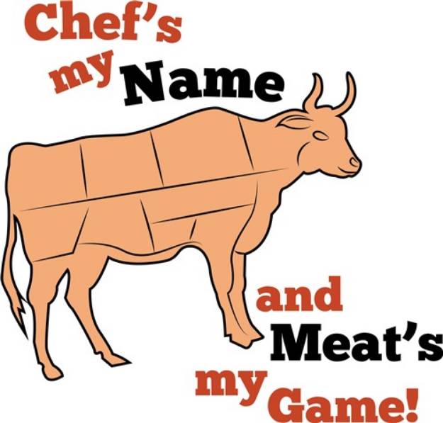 Picture of Chefs My Name SVG File