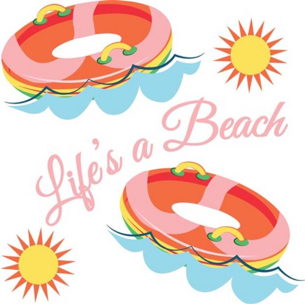 Picture of Lifes A Beach SVG File