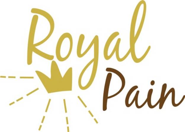 Picture of Royal Pain SVG File