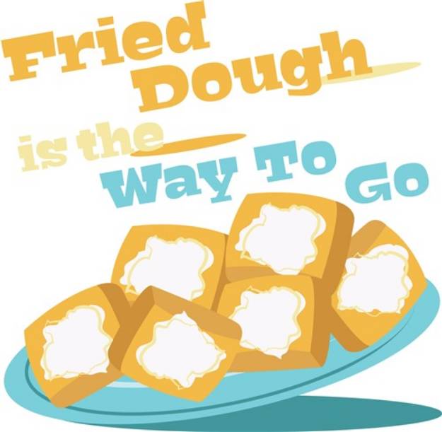 Picture of Fried Dough SVG File