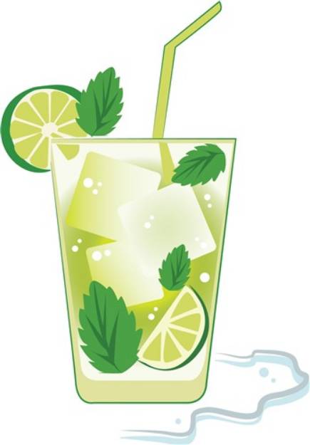 Picture of Mint & Lime Drink SVG File