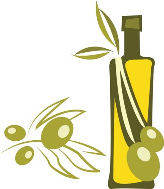 Picture of Olive Oil SVG File