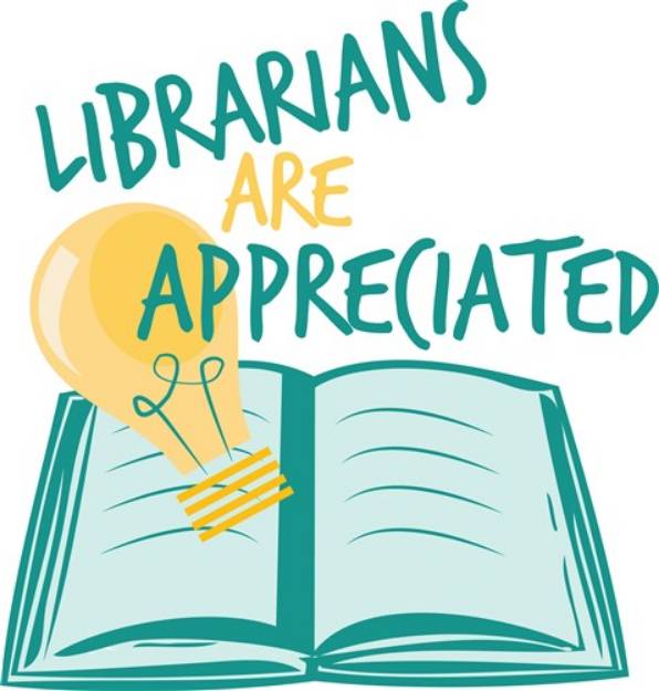 Picture of Librarians Are Appreciated SVG File