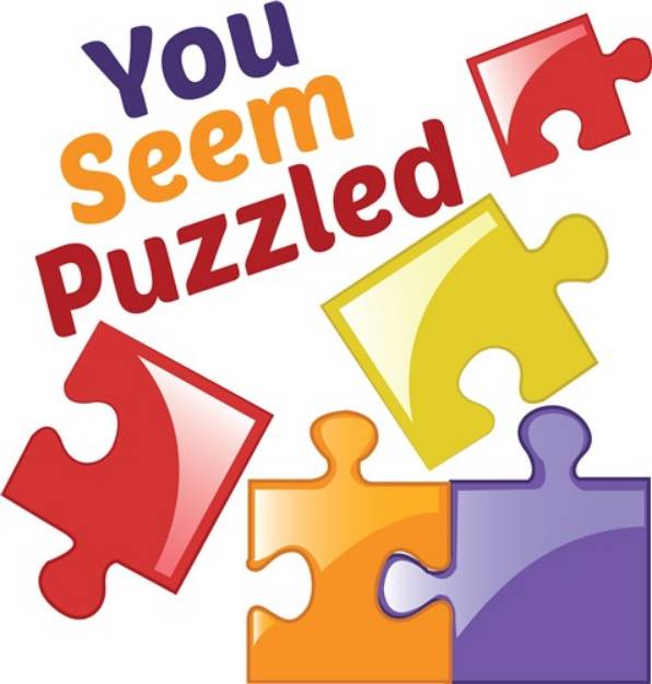 Picture of You Seem Puzzled SVG File