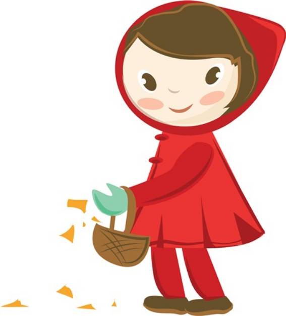 Picture of Red Riding Hood SVG File