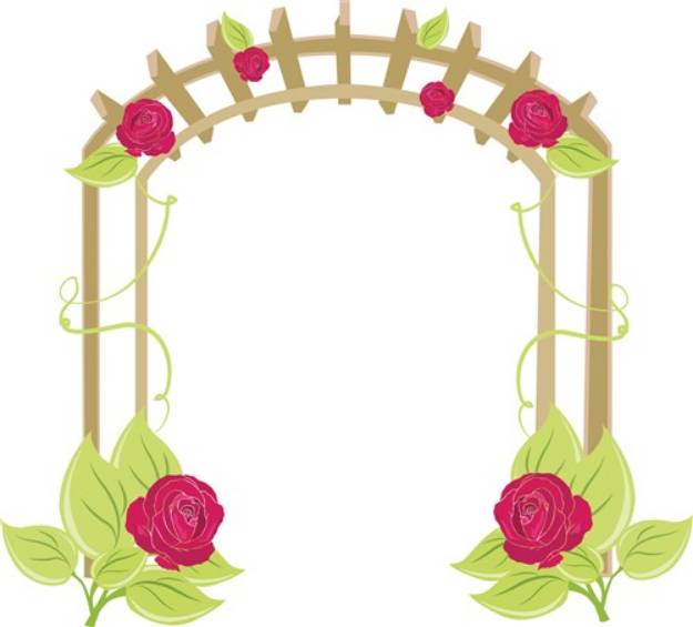 Picture of Rose Arch SVG File