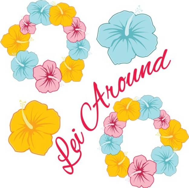 Picture of Lei Aroiund SVG File