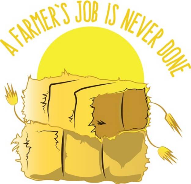 Picture of A Farmers Job SVG File