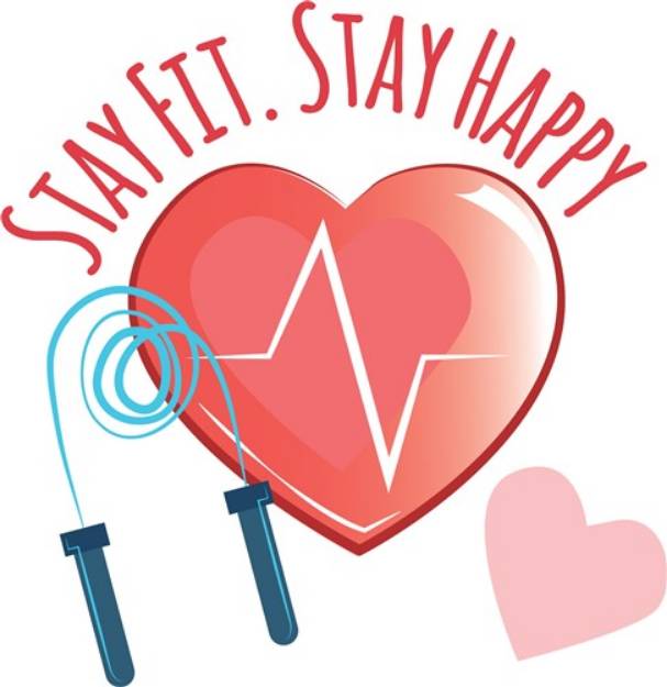 Picture of Stay Fit SVG File