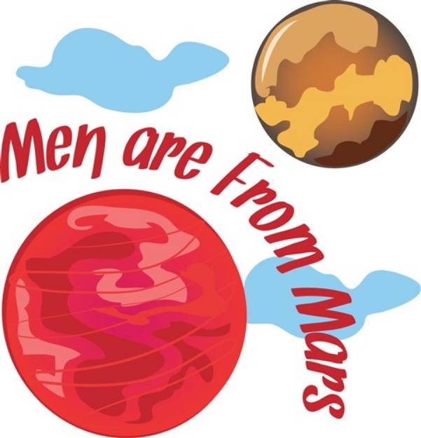 Picture of Men From Mars SVG File