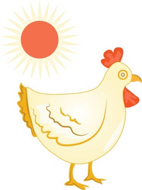 Picture of Chicken SVG File