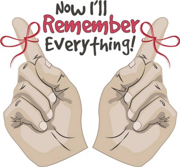 Picture of Remember Everything SVG File