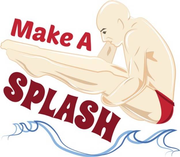 Picture of Make A Splash SVG File