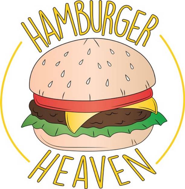 Picture of Hamburger Heaven SVG File