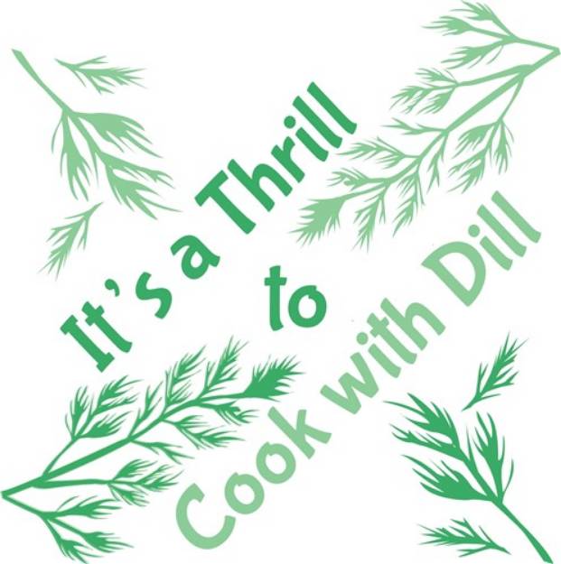 Picture of Cook With Dill SVG File