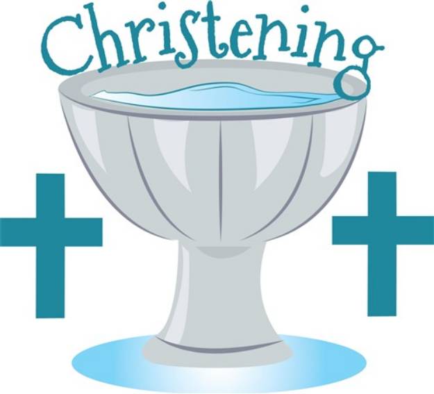 Picture of Christening SVG File