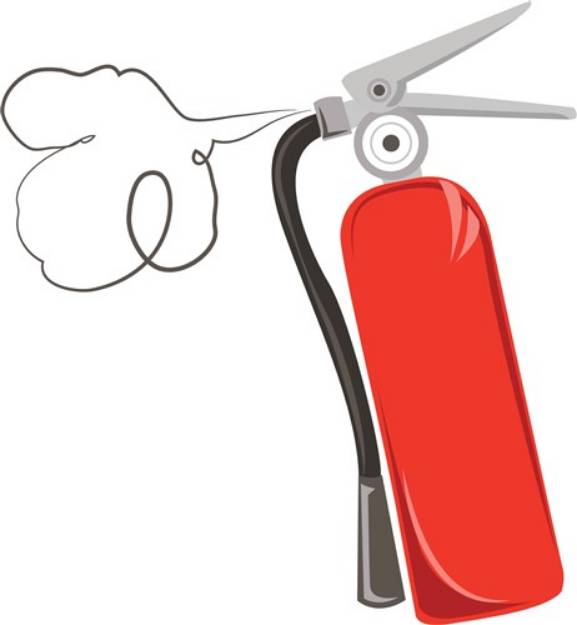 Picture of Fire Extinguisher SVG File