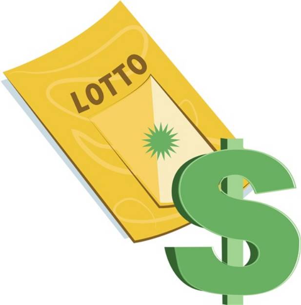 Picture of Lotto Ticket SVG File