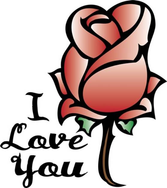 Picture of Love You SVG File