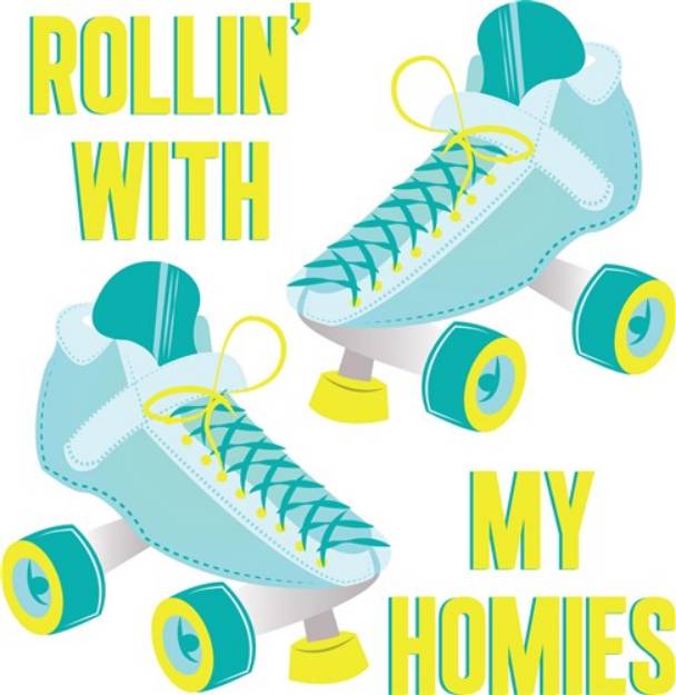 Picture of Rollin With Homies SVG File