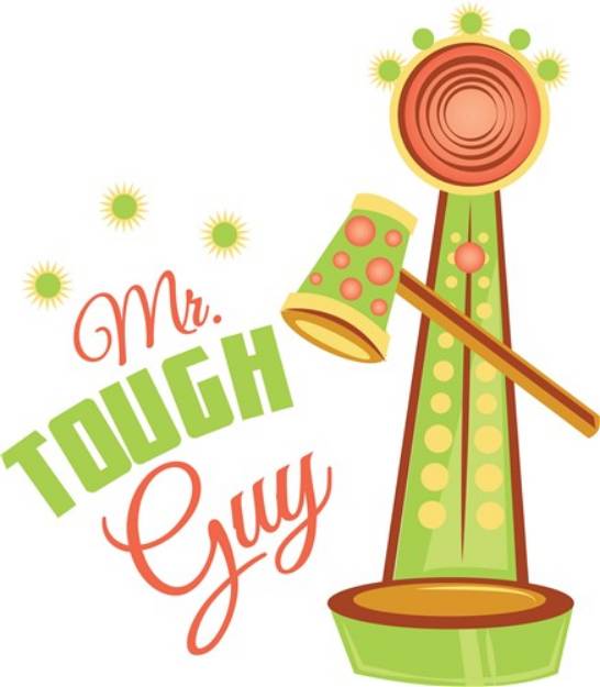 Picture of Mr Tough Guy SVG File