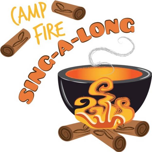 Picture of Camp Fire SVG File