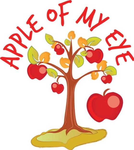 Picture of Apple Of Eye SVG File