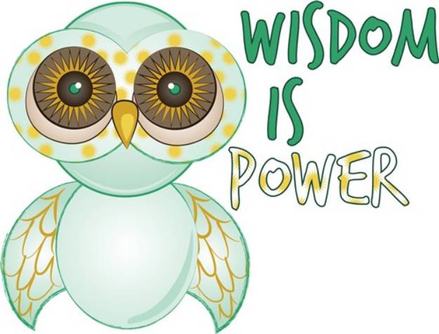 Picture of Wisdom Is Power SVG File