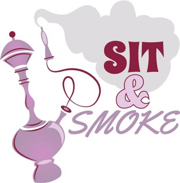 Picture of Sit & Smoke SVG File