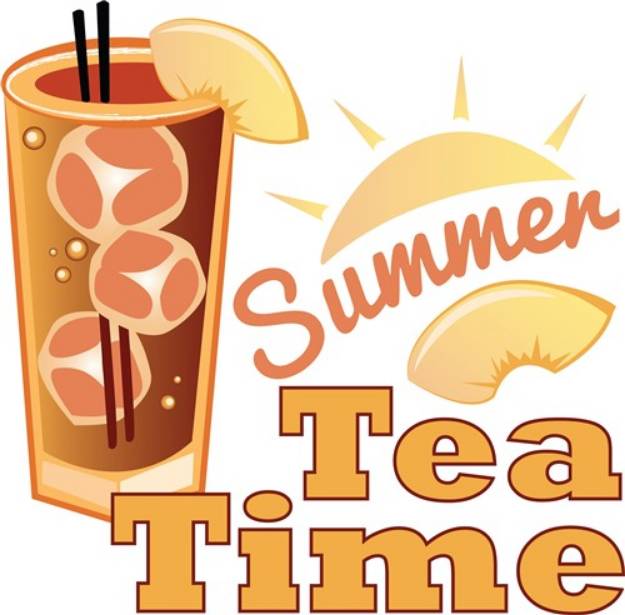 Picture of Summer Tea Time SVG File