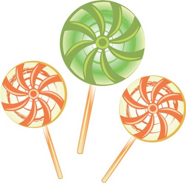 Picture of Lollipops SVG File