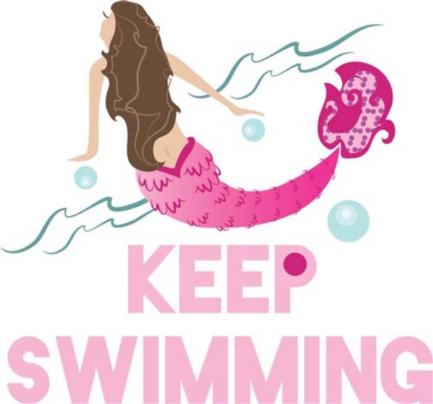 Picture of Keep Swimming SVG File