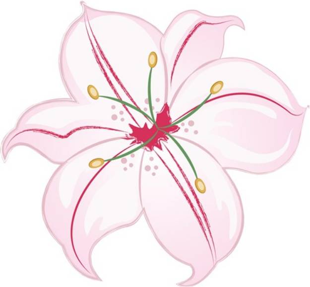 Picture of Lily Flower SVG File