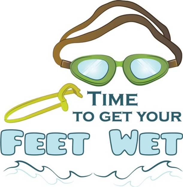 Picture of Get Feet Wet SVG File