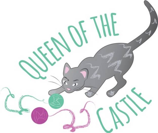 Picture of Queen Of Castle SVG File