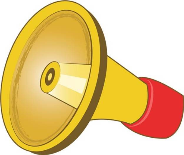 Picture of Bullhorn SVG File